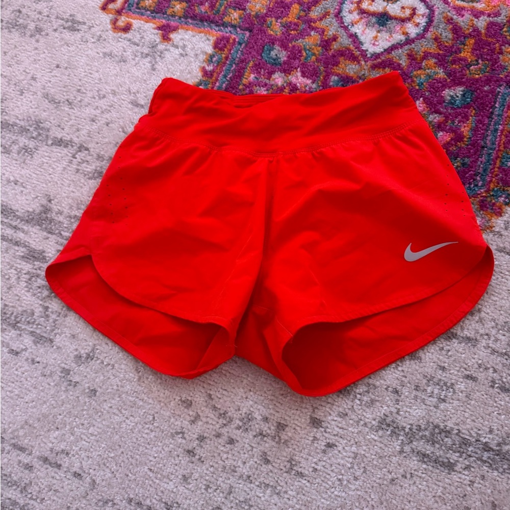 Red Nike shorts worn once women’s xs